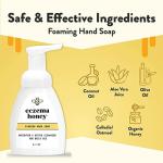 ECZEMA HONEY Gentle Foaming Hand Soap - Gentle Cleanser for Dry Hands - Non-Toxic Unscented Hand Soap - Natural Hand Cleaner for Bathroom & Kitchen - Organic Honey Handwash (8.4 Oz)