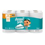 Angel Soft Toilet Paper, 12 Mega Rolls = 48 Regular Rolls, Soft and Strong Toilet Tissue