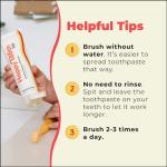 Happy Tooth Hydroxyapatite Toothpaste, Fluoride Free, Natural Whitening for Kids, Toddlers and Adults, SLS Free, Enamel Safe, Dentist Formulated with Clean Ingredients, Fresh Mint Flavor, 4.0 oz