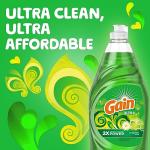 Gain Ultra Dishwashing Liquid Dish Soap, Original Scent, 38 fl oz
