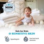 Smart Sheep Wool Dryer Balls - 6-Pack - XL Premium Natural Fabric Softener Award-Winning - Wool Balls Replaces Dryer Sheets - Wool Balls for Dryer - Laundry Balls for Dryer