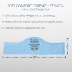 Core Products Soft Comfort CorPak – Reusable Hot & Cold Therapy Pack, Ice Pack for Injuries, No-Frost Compress for Muscle, Back & Joint Pain Relief – 6" x 20", Made in USA