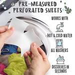 InsoGreen Unscented Laundry Detergent Sheets - 40 Eco Sheets for Up to 80 Loads - Fragrance-Free, Zero Plastic Packaging, Travel Laundry Detergent