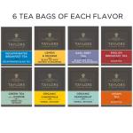 Taylors of Harrogate Assorted Specialty Teas Sampler, Variety Pack Gift Box, Individually Wrapped Bags, 48 Count (Pack of 1), Premium Black, Green & Herbal Teas, Mixed Caffeinated & Caffeine-Free Selection, 48 Teabags