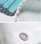 AO BLARE Multicolored Butterflies Shower Curtain Polyester Fabric Bathroom Shower Curtain Set with Hooks, 72 X 72 Inch