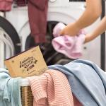 Poesie Laundry Detergent Sheets Lavender Scent 160 Count Soap Sheets Non-Plastic Hypoallergenic Portable Liquidless HE Washing Detergent Strips for Save Place Traveling No Waste