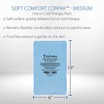 Core Products Soft Comfort CorPak – Reusable Hot & Cold Therapy Pack, Ice Pack for Injuries, No-Frost Compress for Muscle, Back & Joint Pain Relief – 6" x 10", Made in USA