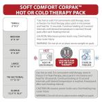 Core Products Soft Comfort CorPak – Reusable Hot & Cold Therapy Pack, Ice Pack for Injuries, No-Frost Compress for Muscle, Back & Joint Pain Relief – 10" x 13", Made in USA