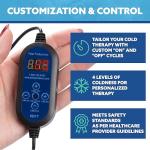 Polar Active Ice 3.0 Cold Therapy Ice Machine System with Programmable Timer, Shoulder Compression Pad, Lightweight 9 Quart Cooler Freeze Kit, Quiet Pump, Strong Cryotherapy Pain Relief Treatment