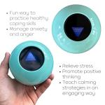 The Calm Ball – Therapist-Designed Coping Skills Magic 8 Ball with 20 Calming Strategies & Guidebook – Emotional Regulation Tool & Mental Health Gift for Teens, Adults, Therapists & Classrooms