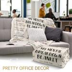 Craftique My Mental Breakdown Blanket, Anxiety Relief Items, Emotional Healing Support Blanket, Mental Health Awareness/Gifts for Women Men, Therapy/Counseling Office Must Haves/Decoration, Therapist