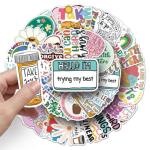 100Pcs Mental Health Stickers Mental Health Matters Awareness Vinyl Laptops Decals Kids Teens Adults Gifts Therapist Water Bottles Bumper Helmet Book Decorative Doctor Reward Stickers