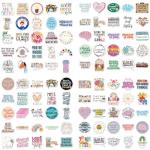 100Pcs Mental Health Stickers Mental Health Matters Awareness Vinyl Laptops Decals Kids Teens Adults Gifts Therapist Water Bottles Bumper Helmet Book Decorative Doctor Reward Stickers
