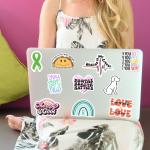 150 PCS Mental Health Matters by Puraesla - Stickers Pack for Journals, Laptops, Water Bottles, Therapist Office Decor, Counselor Office Must Haves, Positive Quote Decals for Mental Health Awareness