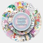 100Pcs Mental Health Stickers Mental Health Matters Awareness Vinyl Laptops Decals Kids Teens Adults Gifts Therapist Water Bottles Bumper Helmet Book Decorative Doctor Reward Stickers