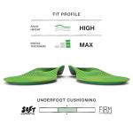 Superfeet Run Support High Arch Insoles - High Arch Support - Trim-to-Fit Carbon Fiber Orthotic Shoe Inserts for Running Shoes - Professional Grade - 11.5-13 Men / 12.5-14 Women