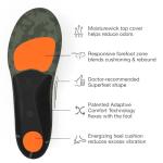 Superfeet Hike Cushion Insoles - Trim-to-Fit Flexible Arch Support Inserts for Hiking Boots or Shoes - Professional Grade - 9.5-11 Men / 10.5-12 Women