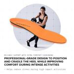 Superfeet All-Purpose High Impact Support Insoles (Orange) - Trim-To-Fit Orthotic Arch Support Shoe Inserts - Professional Grade - Men 9.5-11 / Women 10.5-12