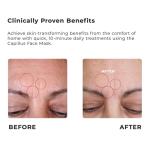 Capillus Red Light Therapy Mask LED Face Mask Light Therapy 4 in 1 Infrared Blue & Pink Red Light Mask Face Therapy Device Black