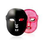 Capillus Red Light Therapy Mask LED Face Mask Light Therapy 4 in 1 Infrared Blue & Pink Red Light Mask Face Therapy Device Black