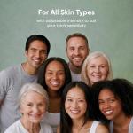 Nanoleaf FDA-Cleared LED Light Therapy Face Mask with 7 Treatment Modes - Professional Red & Blue Light with NIR Facial Device for Anti-Aging - 432 LEDs, Rechargeable