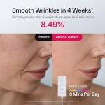 Ulike ReGlow LED Light Therapy Mask, Red Light Therapy for Face, 4 Modes with Red, Blue, Yellow & Infrared Lights for Reduce Acne & Anti-Aging, Eye-Protection, 272 Beads, Remote Control,White