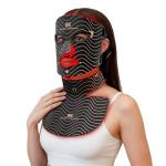 Red Light Therapy Mask for Face & Neck – 4 Light Modes with 850nm NIR, Red, Yellow & Blue LED Light Therapy, 2600mAh Rechargeable LED Face Mask for Anti-Aging, Skin Firming & Radiant Glow at Home