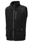 Rdruko Men's Safari Vest, Outdoor Travel Fishing Work Utility Outerwear 4 Pockets 100% Cotton Full Zip Photographer Casual black XL