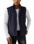 Gihuo Men's Fishing Vest Utility Vest Casual Outdoor Quick Dry Safari Travel Golf Vest Work Vest (Navy-XXL)