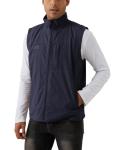 Gihuo Men's Fishing Vest Utility Vest Casual Outdoor Quick Dry Safari Travel Golf Vest Work Vest (Navy-XXL)