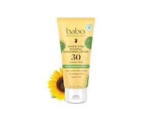 Babo Botanicals SPF 30 Clear Zinc Lotion, Fragrance Free