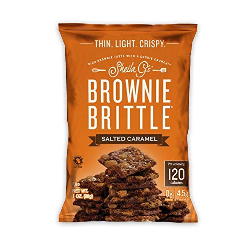 Salted Caramel & Chocolate Chip Brownie Brittle Pack