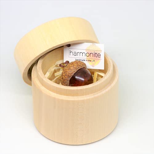 Unique Baltic Amber Acorn Pendant Necklace for All