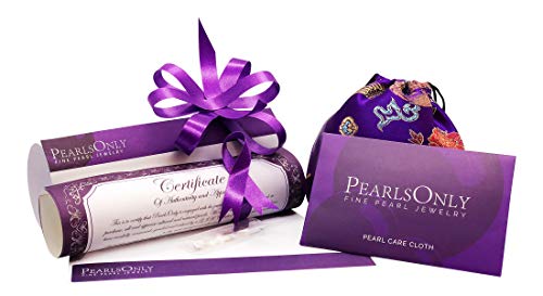 Elegant Black Freshwater Pearl Bracelet - 7 Inches