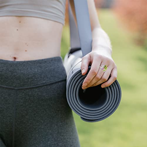 Blue Lazurite & Green Epidote Quartz Ring