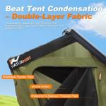 Naturnest Easy Setup Rooftop Tent for 2