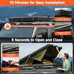 Pro Rooftop Tent for 2-3 Person Camping