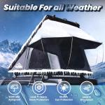WildFinder Hard Shell Rooftop Tent for Camping