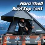 WildFinder Hard Shell Rooftop Tent for Camping