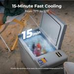 BougeRV 12V Portable Refrigerator & Freezer 21 Quart