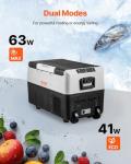 VEVOR 12V Portable Car Freezer with Dual Zones