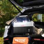 VEVOR 12V Portable Car Freezer with Dual Zones