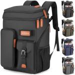 Double Deck Insulated Cooler Backpack for 33 Cans