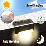 SOLPEX 16-Pack Waterproof Solar LED Deck Lights