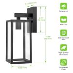 MAXvolador Waterproof Outdoor Wall Lantern Lights, 2 Pack