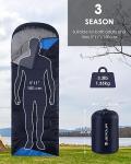 Navy Blue 3-Season Waterproof Sleeping Bag