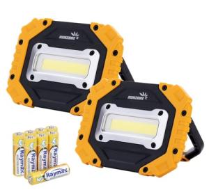 Compact LED Work Light - Yellow 2 Pack