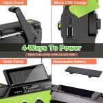 Emergency Crank Radio & Charger for Outdoor Use