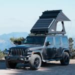 Solar-Powered Hard Shell Rooftop Tent for Vehicles