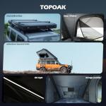 Topoak Hard Shell Rooftop Tent for Camping